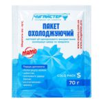 Пакет охолоджуючий миттєвої дії ЧУГАЙСТЕР COLD PACK S 70 г — лицьовий бік упаковки