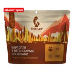 Сублімована картопля з веганськими сосисками ЇDLO у пакованні 90 г (порція 490 г)