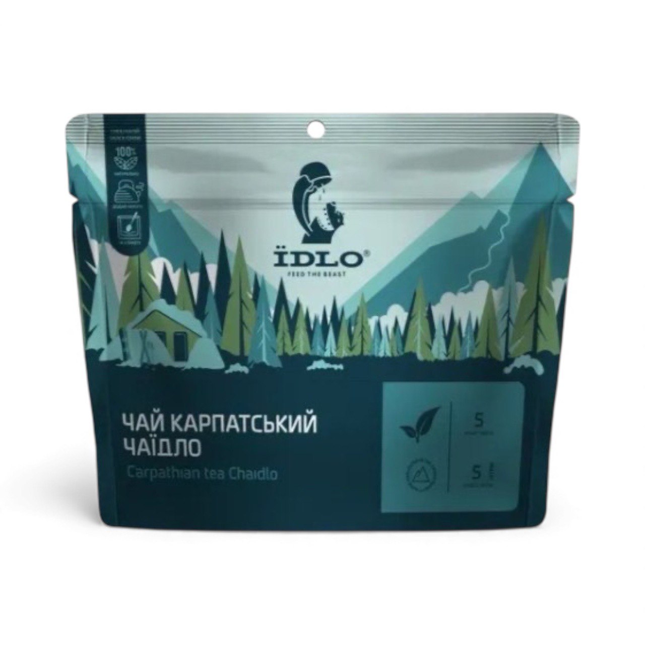 Чай карпатський 1 Чай карпатський “Чаїдло” ЇDLO, натуральний трав’яний збір, 40 г (5 л напою) - Зображення 1