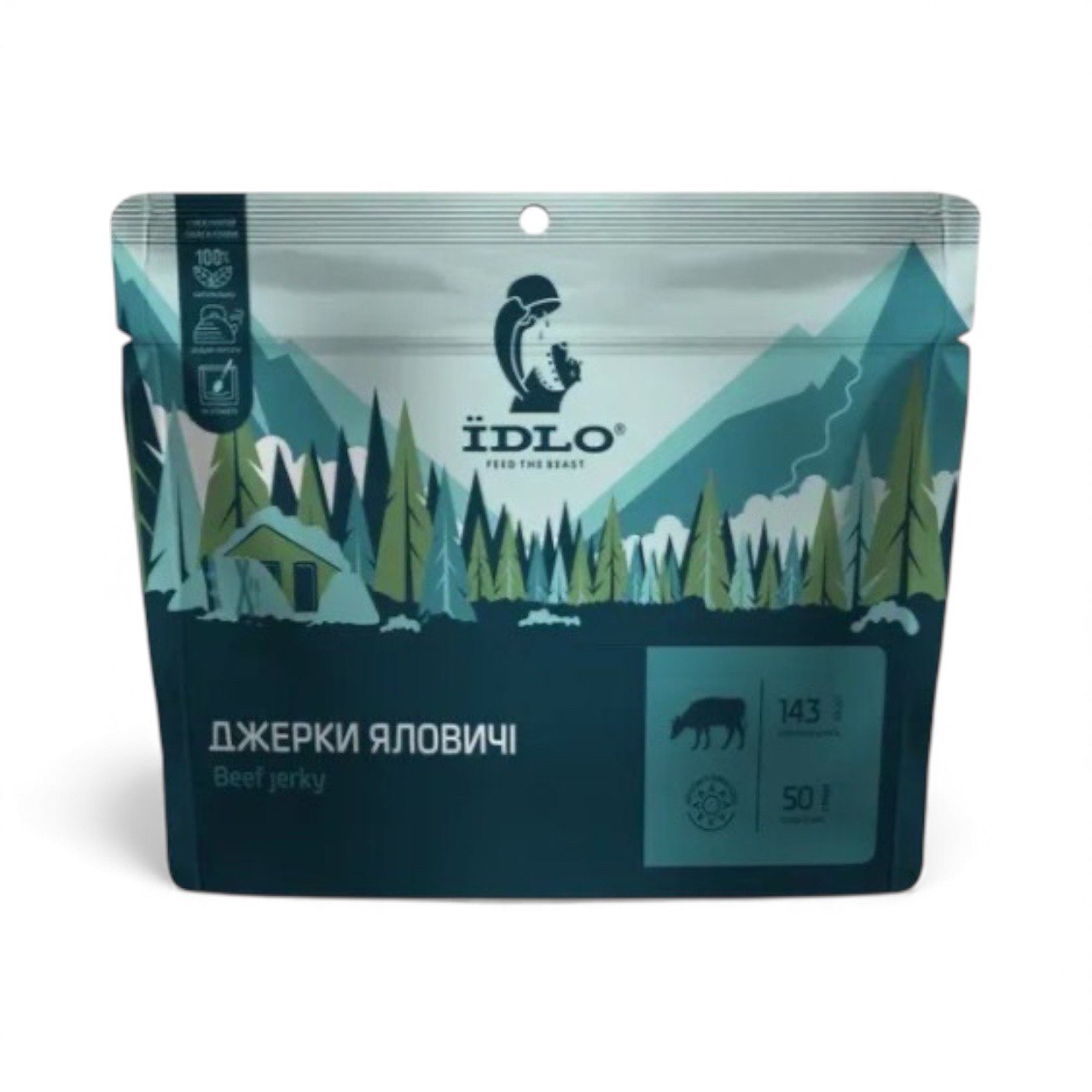 Джерки яловичі ЇDLO1 Джерки яловичі ЇDLO, 50 г - Зображення 1