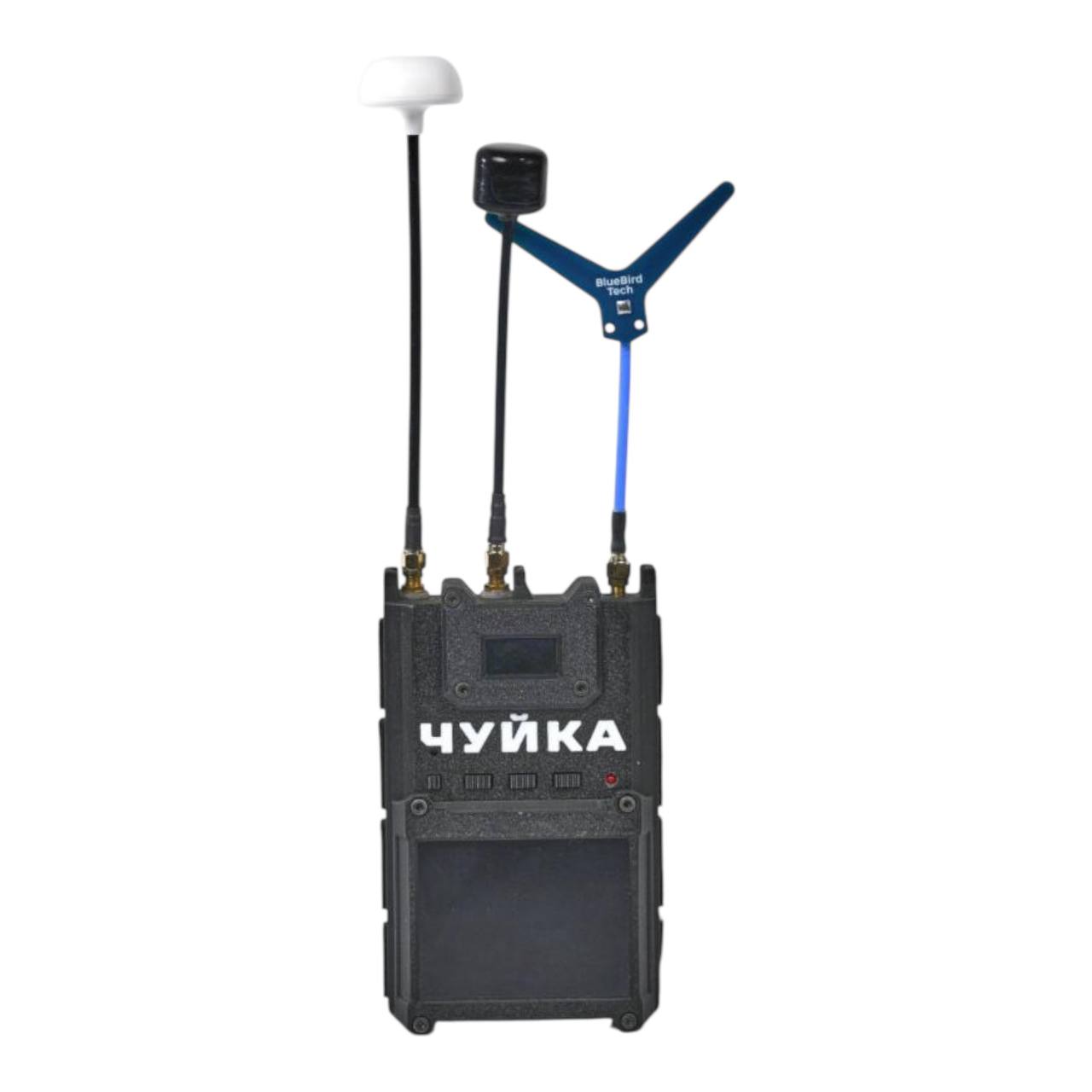 BlueBird Tech «Чуйка 3.0» — детектор дронів Виробник BlueBird Tech. Детектор дронів Чуйка 3.0 з трьома антенами