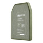 Бронеплита BRONYX 6 клас 250×300 мм вигляд ззаду під кутом