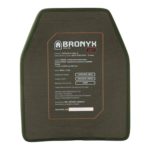 Бронеплита BRONYX M 5 класу Ultimate Series 250×300 мм 1,86 кг надлегка тильний вигляд