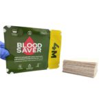 гемостатичний бинт Blood Saver 7,5 × 4 м упаковка та бинт