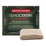 гемостатичний бинт Гемостатик 7,5 × 360 см для зупинки кровотечі