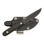 Ніж ЯРЛ стоунвош 195 мм з пластиковими піхвами та кліпсою