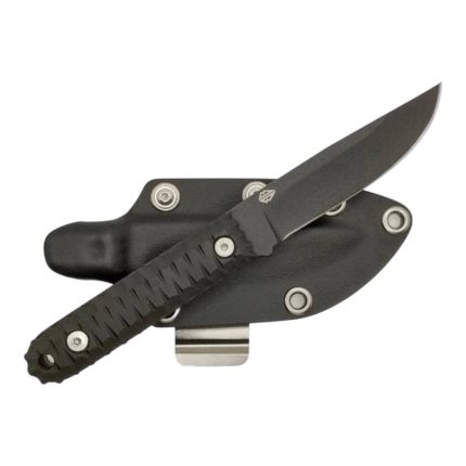 Ніж ЯРЛ стоунвош 195 мм з пластиковими піхвами та кліпсою