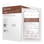 Рукавички хірургічні стерильні латексні неопудрені Mercator Comfort 1 пара коробка та індивідуальна упаковка