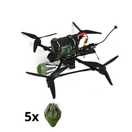 Сіткомет Пташка на FPV-дроні з комплектом 5 картриджів для протидії дронам