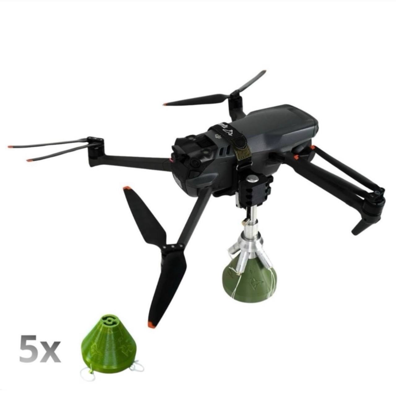 Сіткомет «Пташка» на Mavic 3 — комплект Сіткомет Пташка на DJI Mavic 3 з комплектом 5 картриджів для протидії дронам