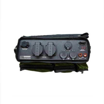 Верхня панель зарядної станції Bandera Power 180S з 2 розетками 230В, USB та роз'ємом Solar