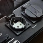 Розетки 230В з захистом IP54 зарядної станції Bandera Power 225S